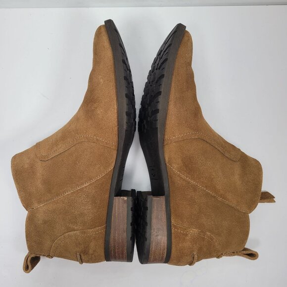 UGG Aureo Women's  Brown Zip Ankle  Boots  S/N 1094889 US Size 9.5 - Picture 6 of 8